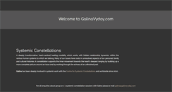 Desktop Screenshot of galinavyday.com
