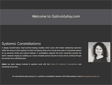 Tablet Screenshot of galinavyday.com